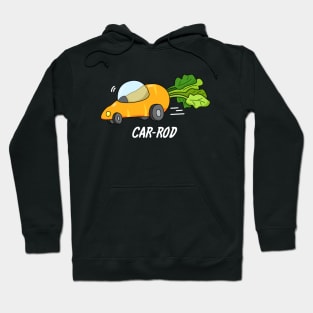 Car-Rod Cute Carrot Hot Rod Pun Hoodie